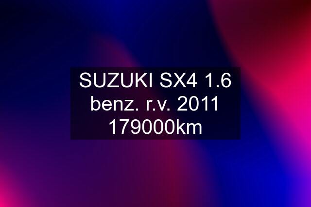 SUZUKI SX4 1.6 benz. r.v. km