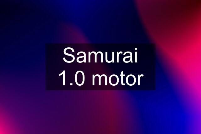 Samurai 1.0 motor