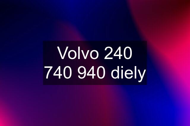 Volvo  diely