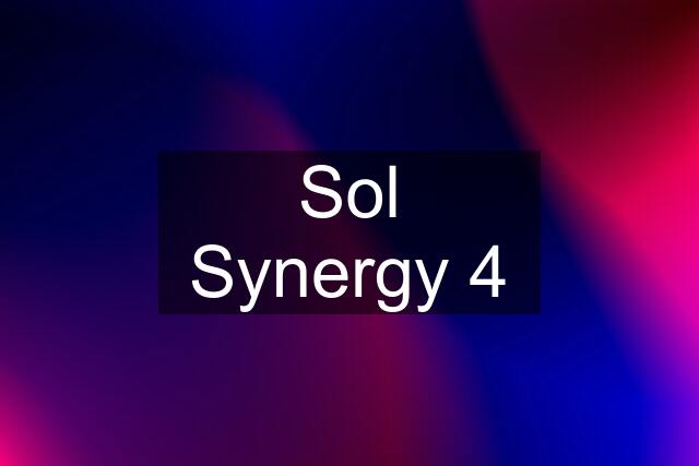 Sol Synergy 4