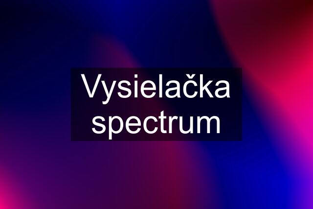 Vysielačka spectrum