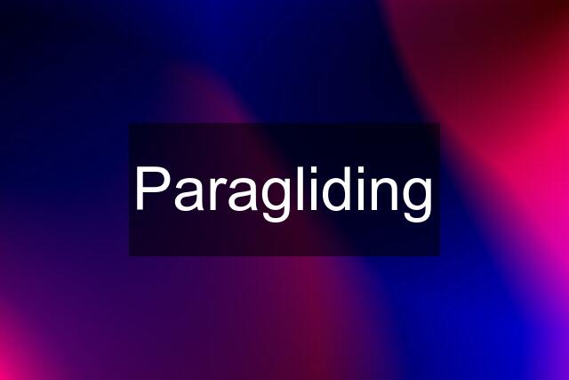 Paragliding