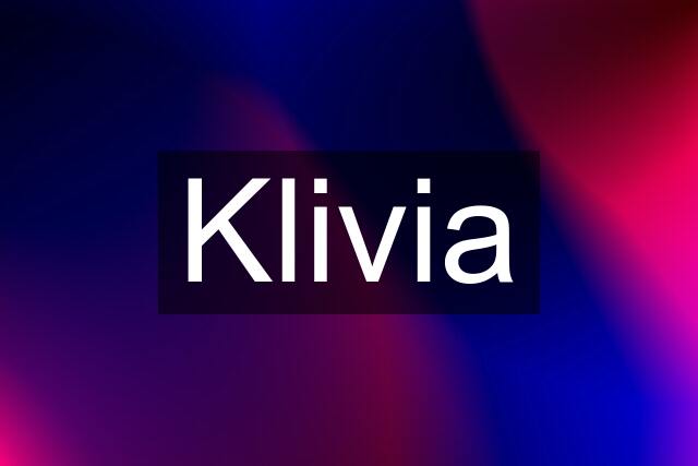 Klivia