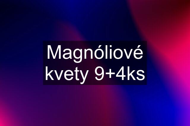 Magnóliové kvety 9+4ks