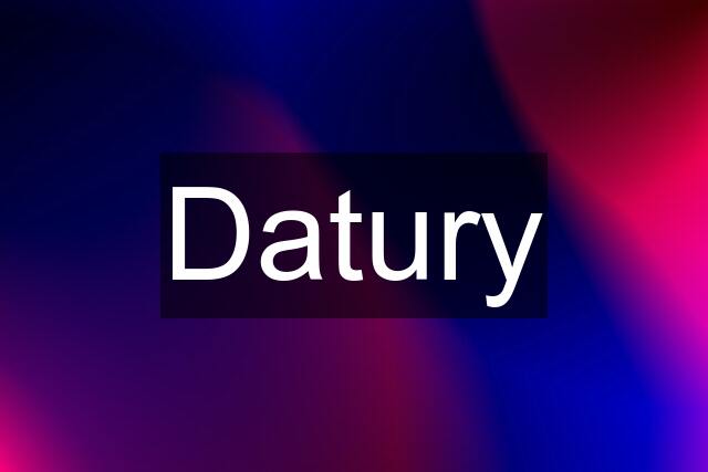 Datury