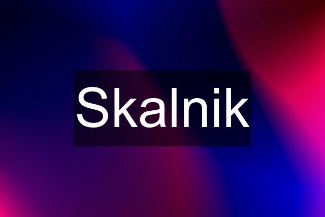 Skalnik