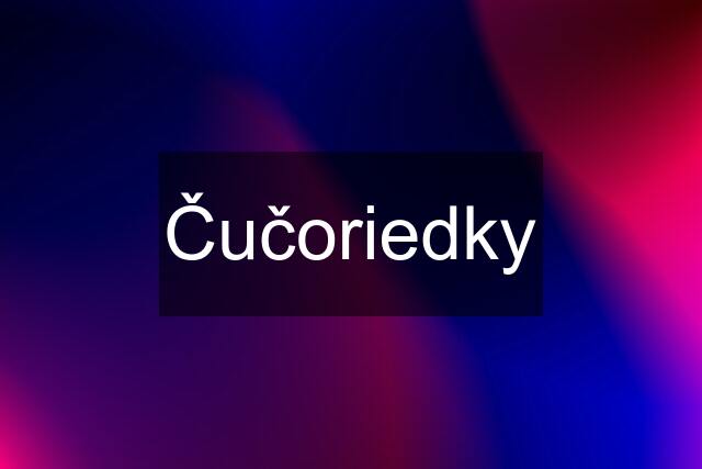 Čučoriedky