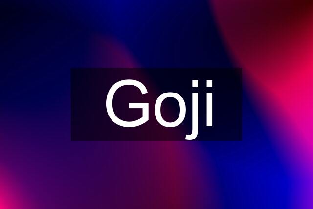 Goji