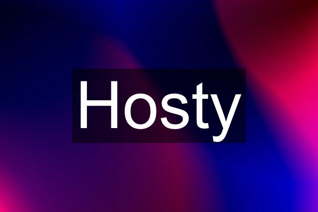 Hosty