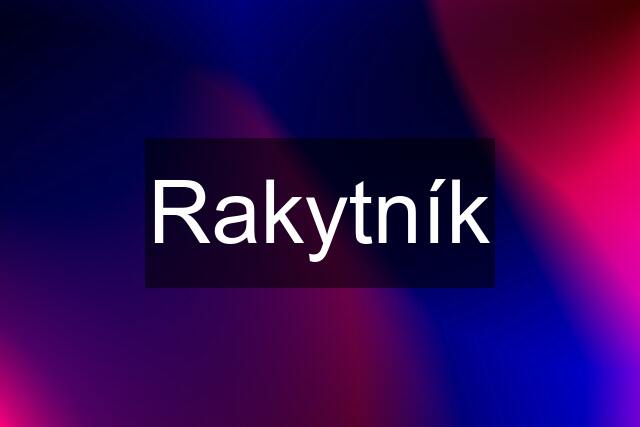 Rakytník