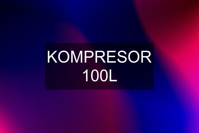 KOMPRESOR 100L
