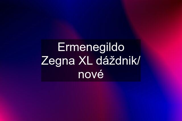 Ermenegildo Zegna XL dáždnik/ nové