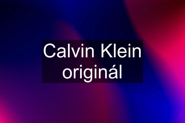 Calvin Klein originál