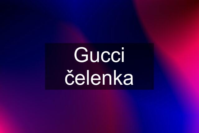 Gucci čelenka