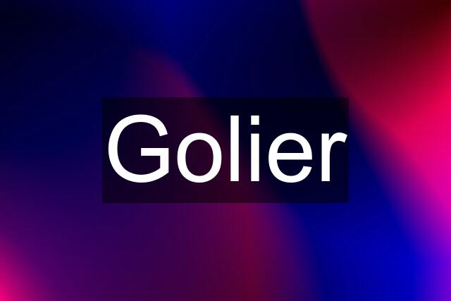 Golier