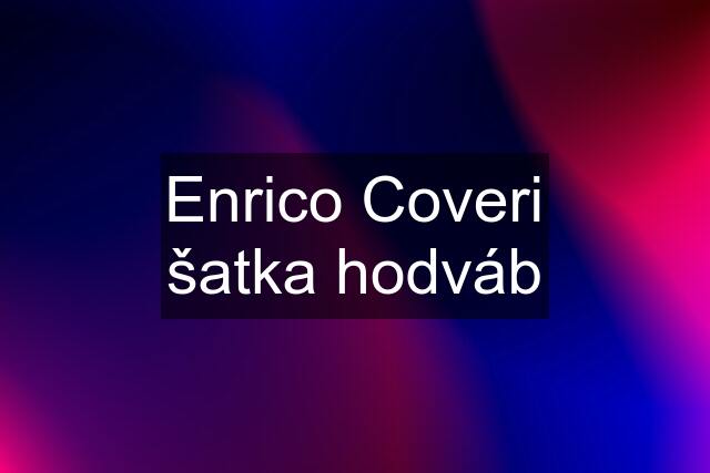 Enrico Coveri šatka hodváb