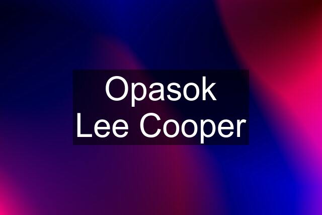 Opasok Lee Cooper