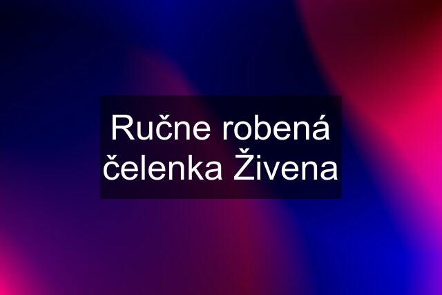 Ručne robená čelenka Živena