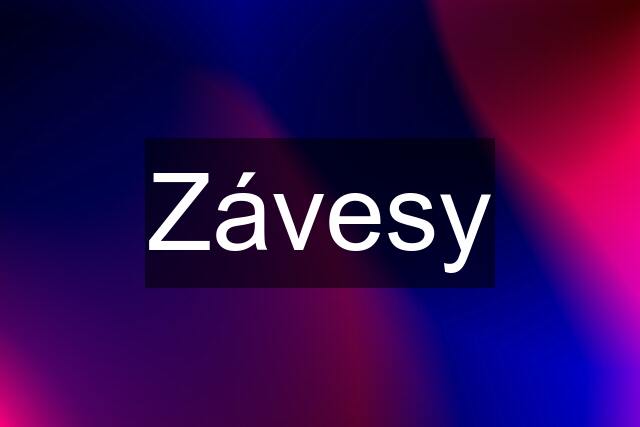 Závesy