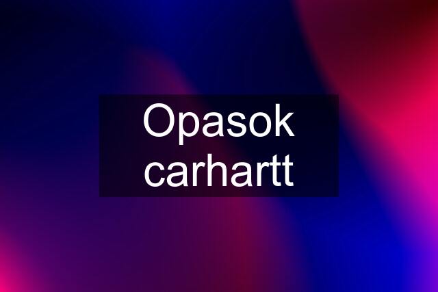 Opasok carhartt