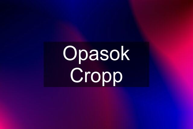 Opasok Cropp