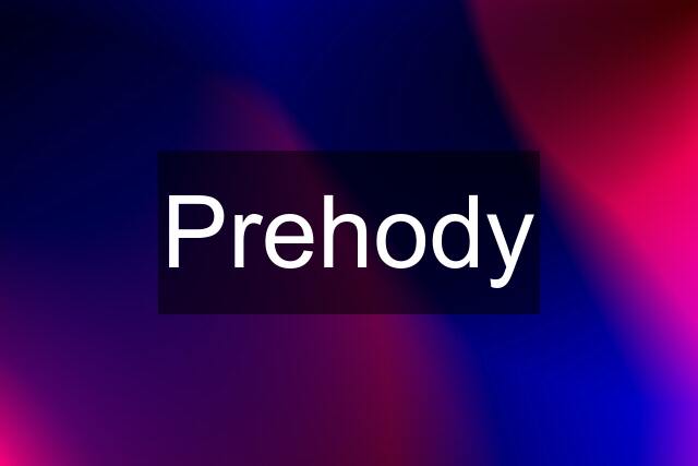 Prehody