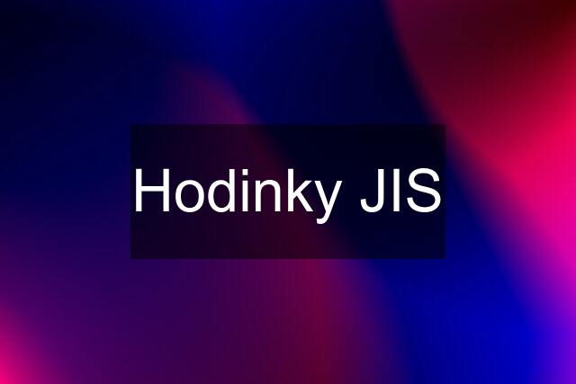 Hodinky JIS