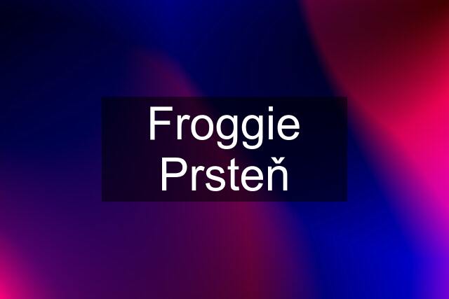 Froggie Prsteň