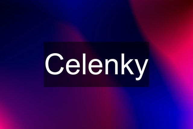 Celenky