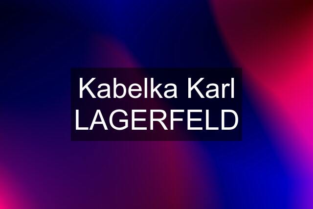 Kabelka Karl LAGERFELD