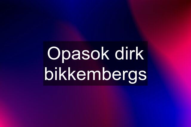 Opasok dirk bikkembergs