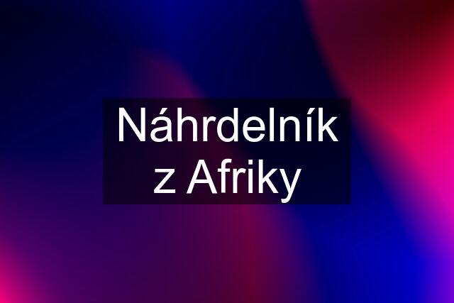 Náhrdelník z Afriky