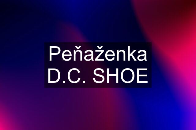 Peňaženka D.C. SHOE