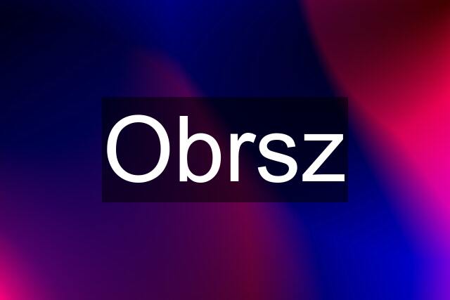 Obrsz