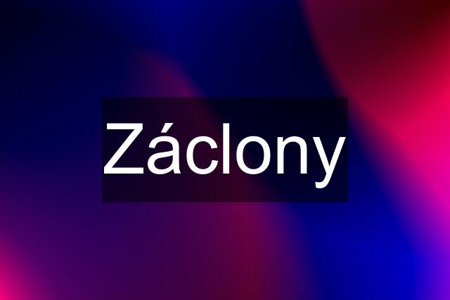 Záclony