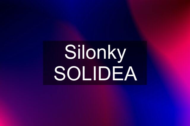 Silonky SOLIDEA