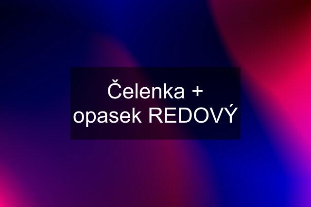 Čelenka + opasek REDOVÝ