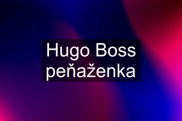 Hugo Boss peňaženka