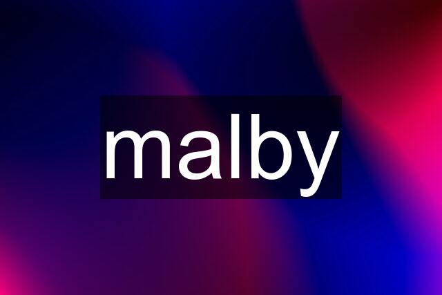 malby