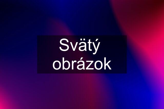 Svätý  obrázok