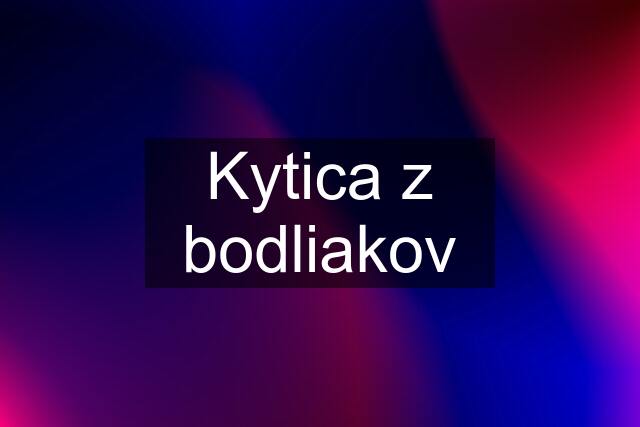 Kytica z bodliakov