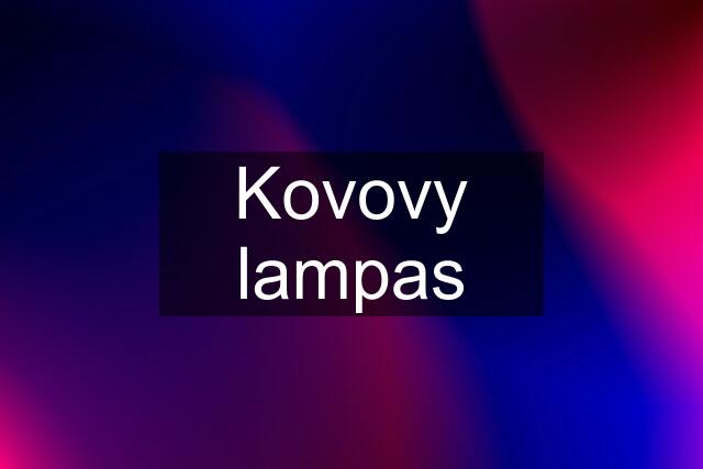 Kovovy lampas