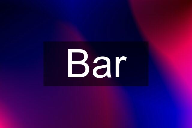 Bar