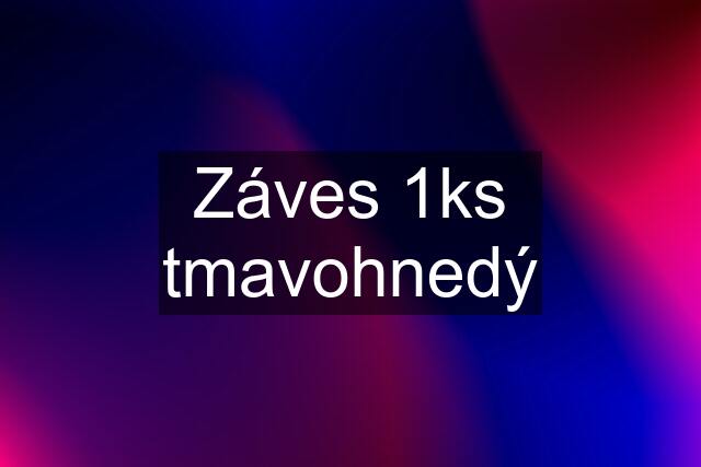 Záves 1ks tmavohnedý