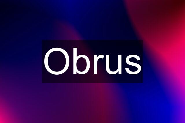 Obrus