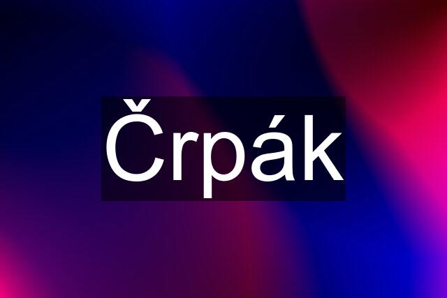 Črpák