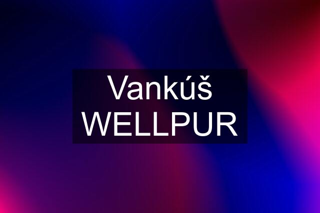 Vankúš WELLPUR