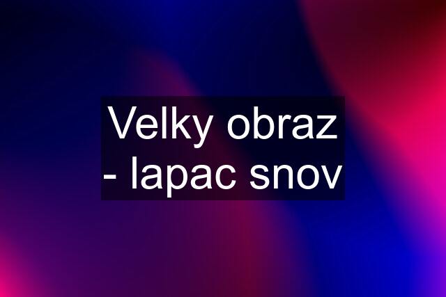 Velky obraz - lapac snov