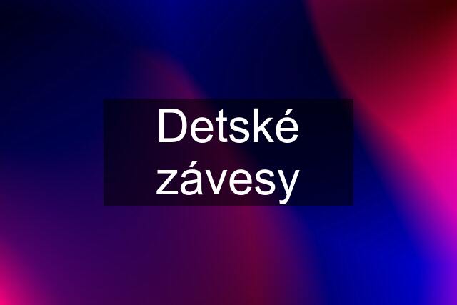 Detské závesy