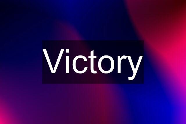 Victory